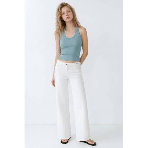 MANGO TEEN haltertop - blauw