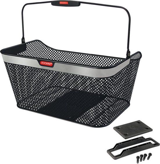 KlickFix City stuurmand Gta zwart - 20 l - 10 kg - Achter