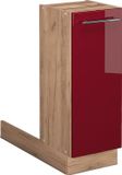 Vicco Fame-Line Îlot de cuisine – 30 cm sans plan de travail bordeaux brillant
