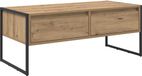 vidaXL Salontafel - Ambachtelijk - Eiken - 100 x 46 x 40 cm - Bewerkt hout