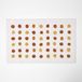 Homescapes gestippelde badmat, 50 x 80 cm - badmat stippen mosterdgeel-wit