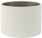 Light & Living Lampenkap Boucle - Wit - 25x25x18cm