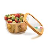 Snips Aroma Voedselcontainer van 1,5 l, Mosterd, Rooster, Made in Italy