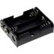 TRU COMPONENTS BH-331B Porte-piles Nombre de cellules : 3 AA (penlite) Connexion par bouton-poussoir