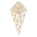 200 stuks - geschenkzakjes met chips 250 g 275 g/m2 16 x 27 cm wit karton