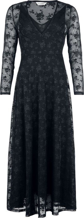 Banned Retro Banned Florence Dames Maxi-jurk - zwart - 3XL