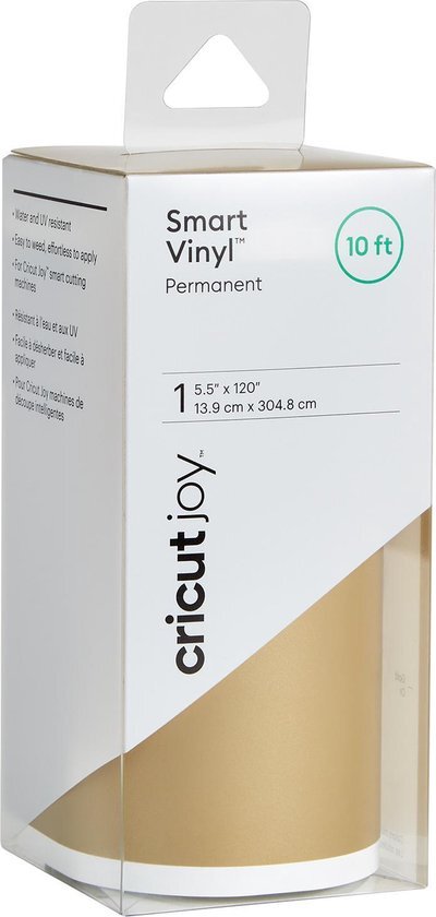 CRICUT Smart Vinyl - Permanent - 13,9x304,8cm - Goud