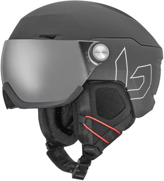Bolle Bollé V-Ryft Pure Skihelm Senior Zwart Maat S