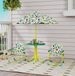 MODENUIT Table pour enfants – 4 pièces avec parasol réglable – Vert