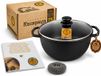 Maysternya Braadpan van gietijzer - 5 Liter - Mat Zwart