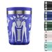 Chilly's Originele koffiemok - thermobeker voor koude en warme dranken - herbruikbare beker met deksel - dubbelwandig en vacuüm geïsoleerd - roestvrij staal - 340ml - Greek Dream Blue