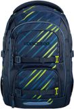 coocazoo schoolrugzak Porter Backpack Fast Lime donkerblauw