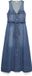 VERO MODA VMMACEY SL ANK DENIM DRESS EXC Maxi jurk Dames S Katoen/Polyester Medium Blue Denim