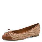 MARCO TOZZI Ballerinas 2-22103-42 Cognac Comb
