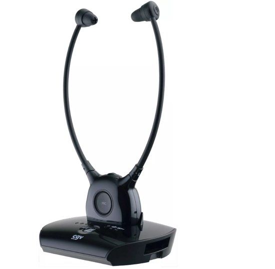 CGV DOLFIN-ONYX Draadloze Stethoscoop TV Headset Zwart