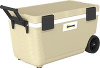 Outsunny Cooler Box-HDPE, PU-schuim-84L x 42,2B x 44,3H cm-Khaki