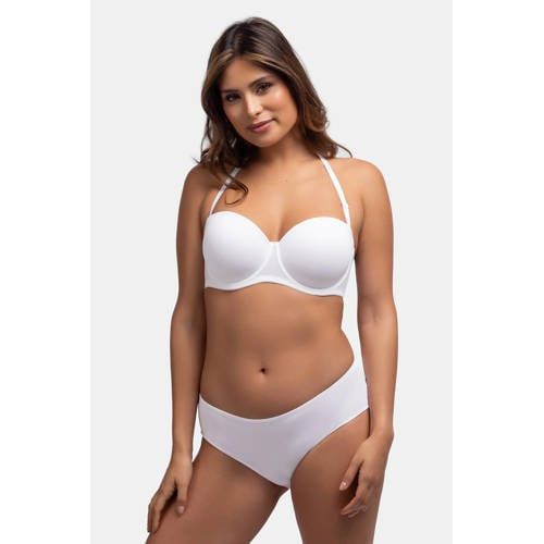 Dorina voorgevormde strapless balconette bh Michelle wit