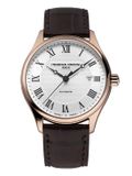 Frédérique Constant Classics FC-303MC5B4 Horloge - Leer - Bruin - Ø 40 mm