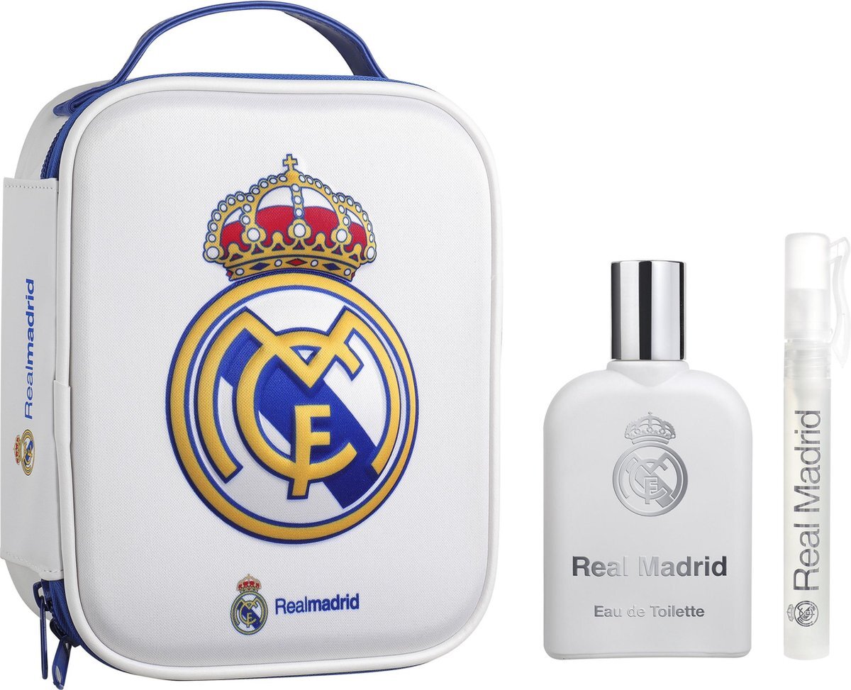 Real Madrid C.F. Eau De Toilette Spray 100ml Set 3 Pieces 2019