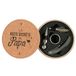 COOK CONCEPT, KV7403, Elegant 4-Piece Wine Box with Corkscrew, Pourer, Stopper and Anti-Drip Ring, Ideal for Tasting and Aperitifs, Beige, Standard Size