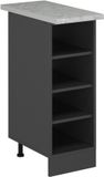 Vicco R-Line Keukenrek – 30 cm WB Marmer Antraciet