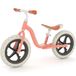 Chillafish Loopfiets 2 jaar - Lichtgewicht met verstelbaar zadel en stuur - Roze - Loopfiets voor meisjes tot 5 jaar met voetsteun, handvat om te dragen en 12" anti lek banden - Model Charlie Lux