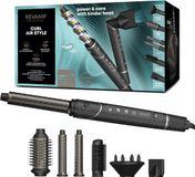 Revamp 7-in-1 Airstyler met Diffuser - Ionische Multistyler met 6 Opzetstukken - Föhnborstel - Haarkruller - Haarstyler - Haardroger - Warmteborstel - Krulborstel - Krultang - DR-2950 - Zwart