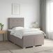 Maison Exclusive - Lit boxspring avec matelas Taupe 120 x 200 cm Tissu