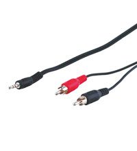 Goobay AVK 118-1000 Audio Kabel - 10.0m - Zwart