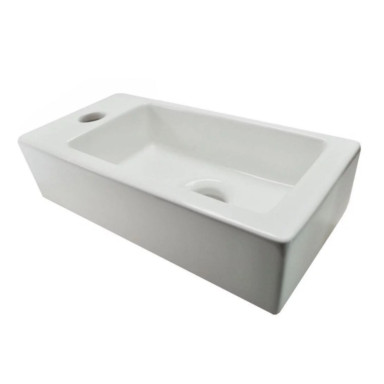 Wiesbaden Rhea Fontein Links 36x18x9cm Mini Wit - Keramiek