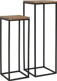 Light & Living Zuil Yarula - Hout/Zwart - Set