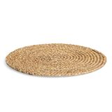 Zeller 27033 placemat, waterhyacint, natuur, ca. Ø 38 cm, tafeldecoratie