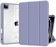 Togadget® Smart Case geschikt voor iPad Pro 12.9 inch (2018-2021) – Slank en Beschermend - paars grijs