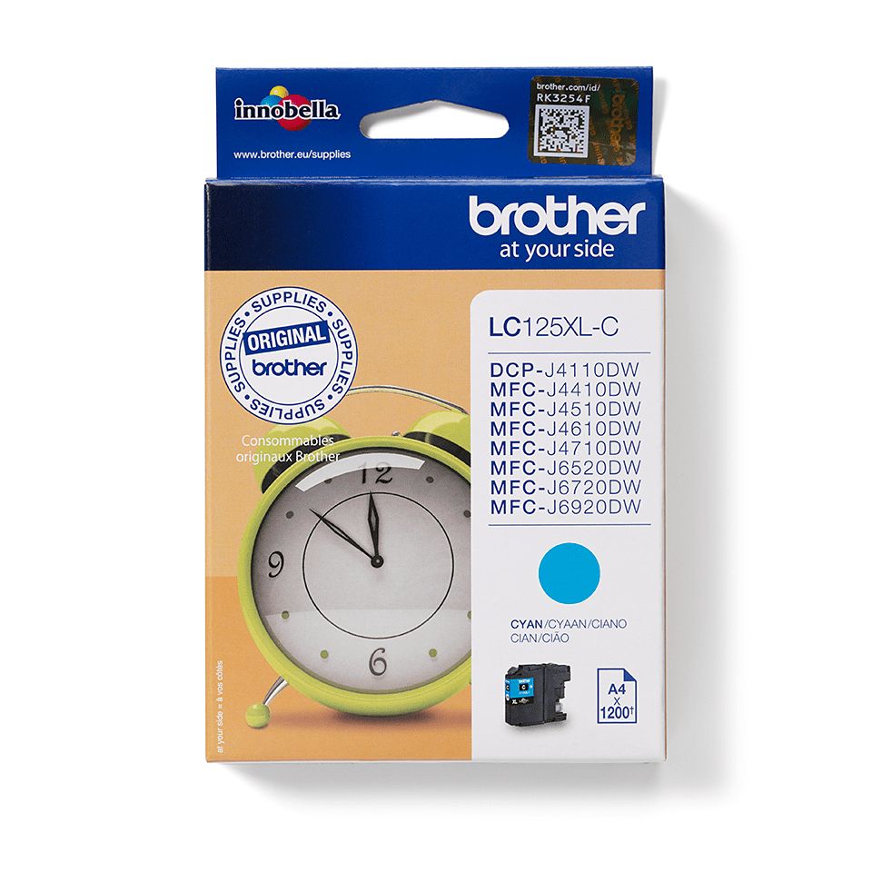Brother LC-125XLC - Cyaan - Inktcartridge