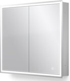 Maxaro Trento Inbouw Spiegelkast 80x70cm - Grijs - Aluminium