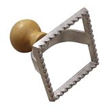 Fackelmann 40923 Vierkante Koekjessnijder voor Ravioli, 6 x 6 x 7,2 cm