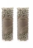 Decoris guirlande de perles - Argent - 6 pièces - 10 mètres - Plastique