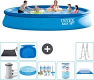 Intex Easy Set Zwembad - 457 x 84 cm - Rond - Blauw - Compleet Pakket