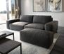 DELIFE Big-sofa Lanzo XL kunstleer vintage antraciet 270x130 cm met hocker