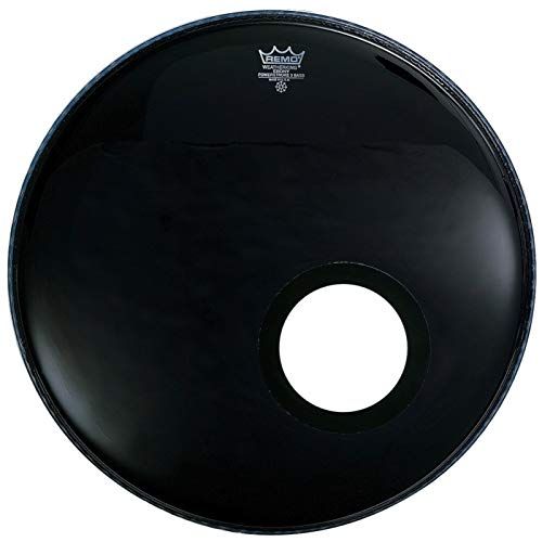 Remo Powerstroke 3 Ebony 22" Bass Drum Reso - Bass drumvel