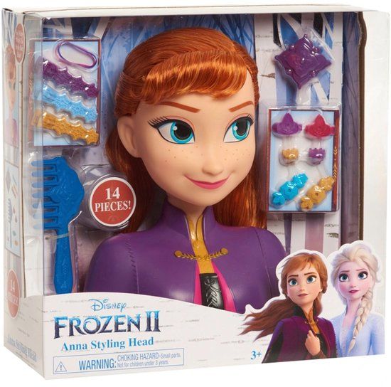 Disney Frozen 2 Anna Stylinghoofd met Haaraccessoires