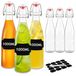 Bocaux en verre avec couvercle à vis, capacité 1000 ml