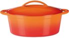 GSW Gietijzeren Braadpan - Oranje - 33 x 25 cm - Ovaal