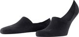 FALKE Step High Cut onzichtbaar effen katoen footies heren zwart - maat 43-46