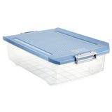TATAY Multifunctionele Opbergbox met Deksel, 32L, Grijs
