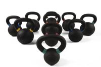 Toorx Fitness Kettlebell - 36 kg - Gietijzer - Mat Zwart