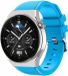 Strap-it Siliconen Smartwatch Bandje - Lichtblauw - Geschikt voor Huawei Watch GT 3 Pro 46mm