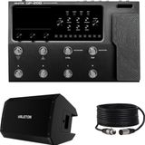Valeton GP-200 met actieve FRFR speakerkast