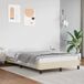 vidaXL Bedframe Kunstleer Crème 120x190 cm
