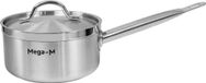Mega-M PRO Ronde Pan met Deksel, 3 Liters, Diameter 18 cm, Hoogte 10 cm